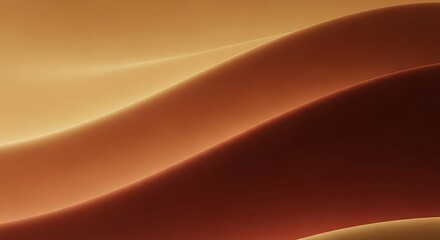 Warm Abstract Background with Smooth Curving Gradients - Earth Tones