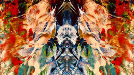 Abstract art background . Hand painting artwork on canvas .