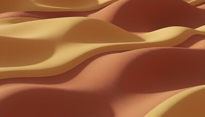 Textured Abstract Waves Background in Terracotta and Gold Earth Tones