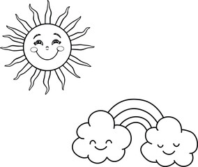 Summer and Spring Weather Element Set