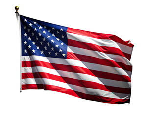  Firefly_American Flag in Blank and White Color