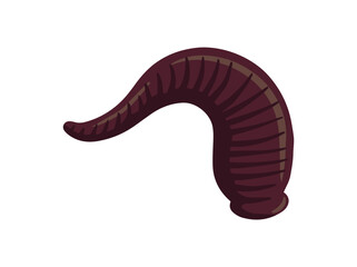 Leech Parasite Clip Art Illustration
