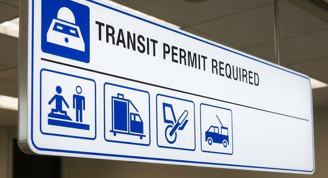Transit Permit Signage: Essential Information For Transportation Protocols and Regulations