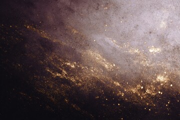 Obraz premium grunge texture with retro film grain and scratches, macro detail, monochrome palette, premium look, golden hour tone, clean background for typography, brand-safe, no logos