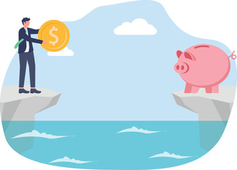 illustration of challenges in business investment
