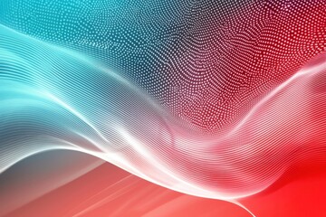 Obraz premium Abstract background featuring wavy lines and dots in a colorful design pattern