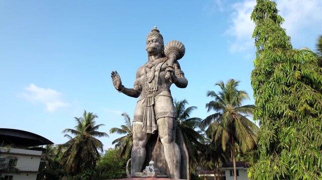 Big Lord Hanuman statue. Hindu god Hanuman.