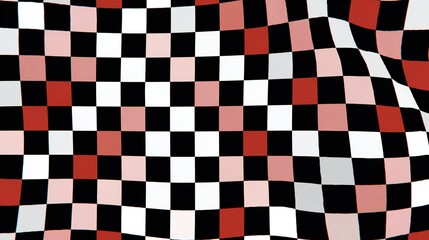 Dynamic Checkered Pattern Waving Texture
