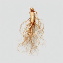 Ginseng root, light beige,  sprawling, intricate