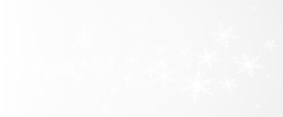 PNG Illustration of Isolated White Snowflakes Overlay on transparent background