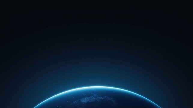 Glowing Earth Horizon