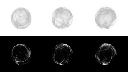 Png Futuristic PNG Spheres with Neon Overlay and Transparent Background