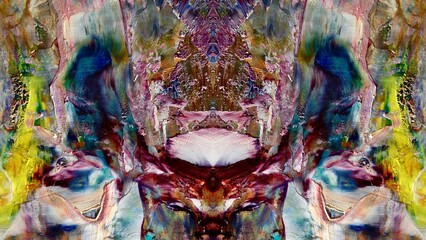 Abstract art background . Hand painting artwork on canvas .