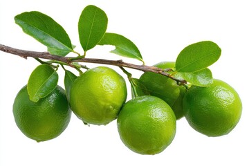 Fresh limes on a branch with leaves (3)