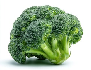 Fresh broccoli head, vibrant green (1)