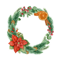 christmas fir tree decoration top view isolated on white or transparent png