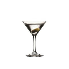 Martini with olive on Transparent Background