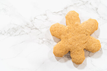 Step by step preparation of Amber Gingerbread Cookies from dough to delicious holiday treats