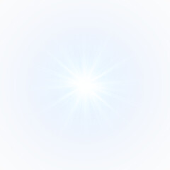 This sun glow PNG overlay with a transparent background is