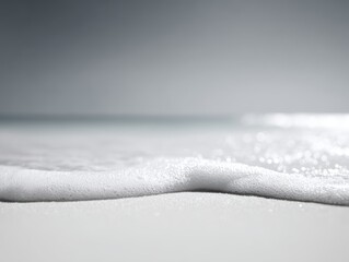 tropical beach with clear water and clean sky, dynamic perspective, monochrome palette, advertising mood, controlled studio lighting, minimal composition, ideal for commercial use