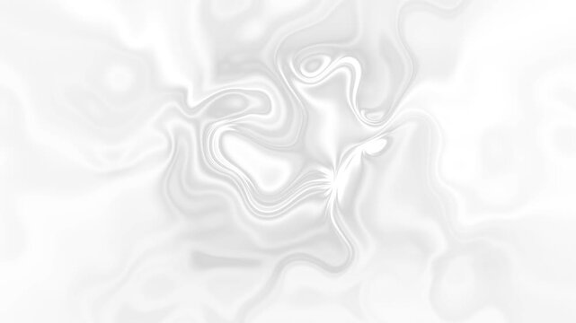 Abstract flowing white liquid with swirling patterns and subtle highlights fluid