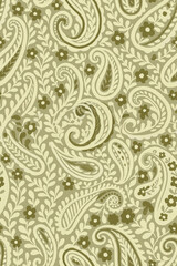 Intricate paisley pattern created for premium textile and fabric design
