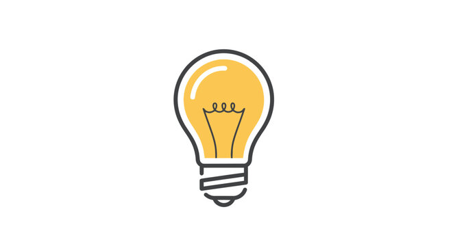 Creative light bulb illustration symbolizing innovation and ideas