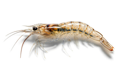 shrimp isolated on white background