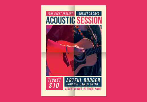 Acoustic Session Flyer