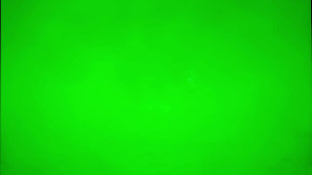 Green Screen muzzle flash gunshot high quality 4k footage scene 3 with distortion, overlay, glitch, static noise, scan lines on black background, animated video loop