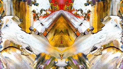 Abstract art background . Hand painting artwork on canvas .