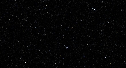 Stunning night sky with a multitude of stars shining in the dark canvas of space