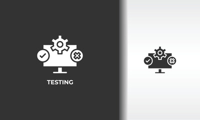 Testing Vector, Icon Or Logo Sign Isolated Symbol Illustration