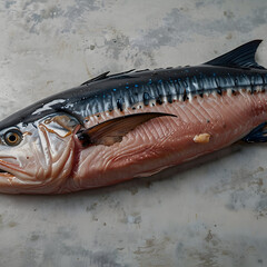 Fresh Blue Marlin Steak ready for preparation and cooking delight
