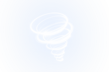 Light tornado effect spirals PNG transparent overlay suitable for design.