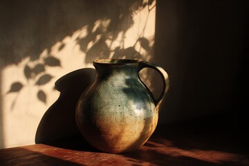old clay jug