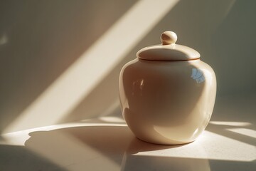 a ceramic sugar jar