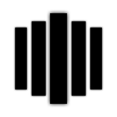 Obraz premium piano keys isolated