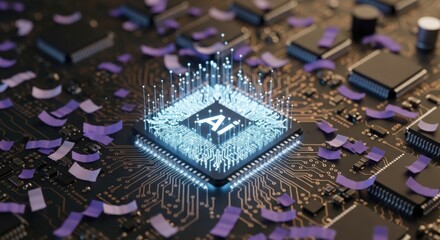 Illuminating the future: Artificial intelligence integrated in a circuit board