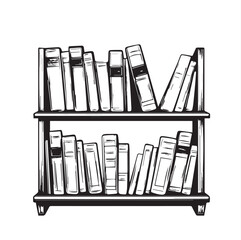 bookshelf with books