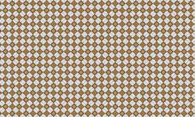 Elegant Seamless Geometric Pattern with Repeating Diamond and Argyle Motifs in Brown, Beige, and White