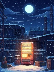 christmas night in the city