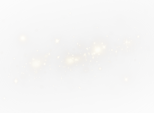 Gold light sparkles PNG overlay for transparent backgrounds in starry - Powered by Adobe