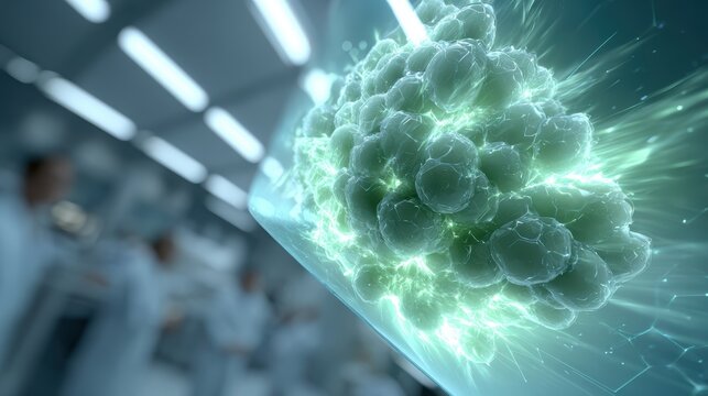 Science Stock Photo: Cell Research, Virus, Healthcare Innovation, Cells, Biology