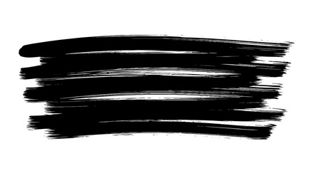 Fototapeta premium Abstract Black Brushstrokes Creating a Bold Backdrop: Expressive Paint Marks on White for Modern Design, Digital Art, and Creative Projects in Business, Marketing, and Artistic Presentations, Graphic