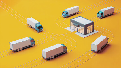 Delivery Trucks and Logistics
