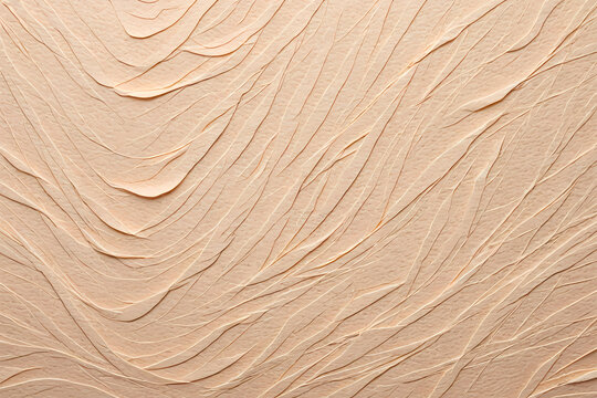 Soft Beige Sand Dunes With Wind-Sculpted Ripples Creating a Calm Desert Landscape Texture