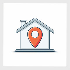 Find Your Home Location Pin Icon for Real Estate