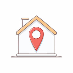 House Location Pin - Find Your Home with a Location Marker Icon