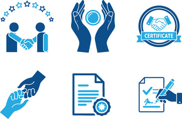 Corporate Partnership Icon for Business Cooperation